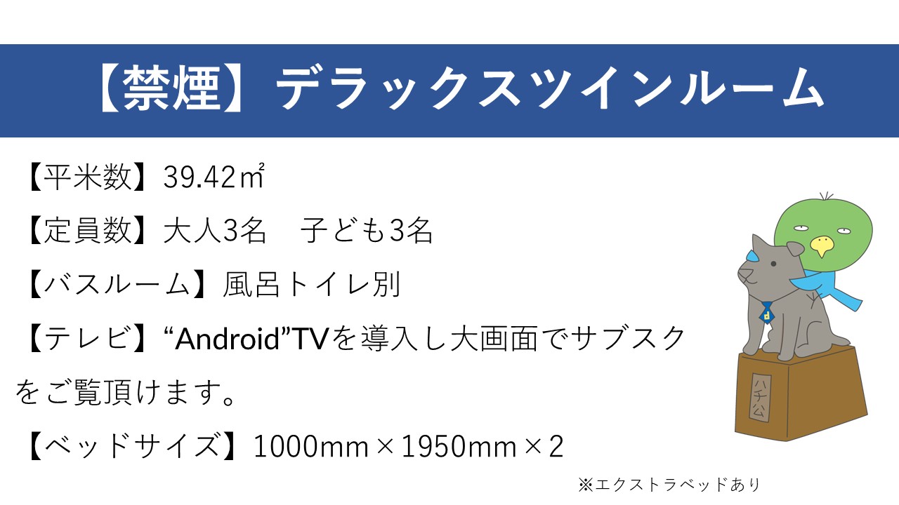◆デラックスツイン紹介