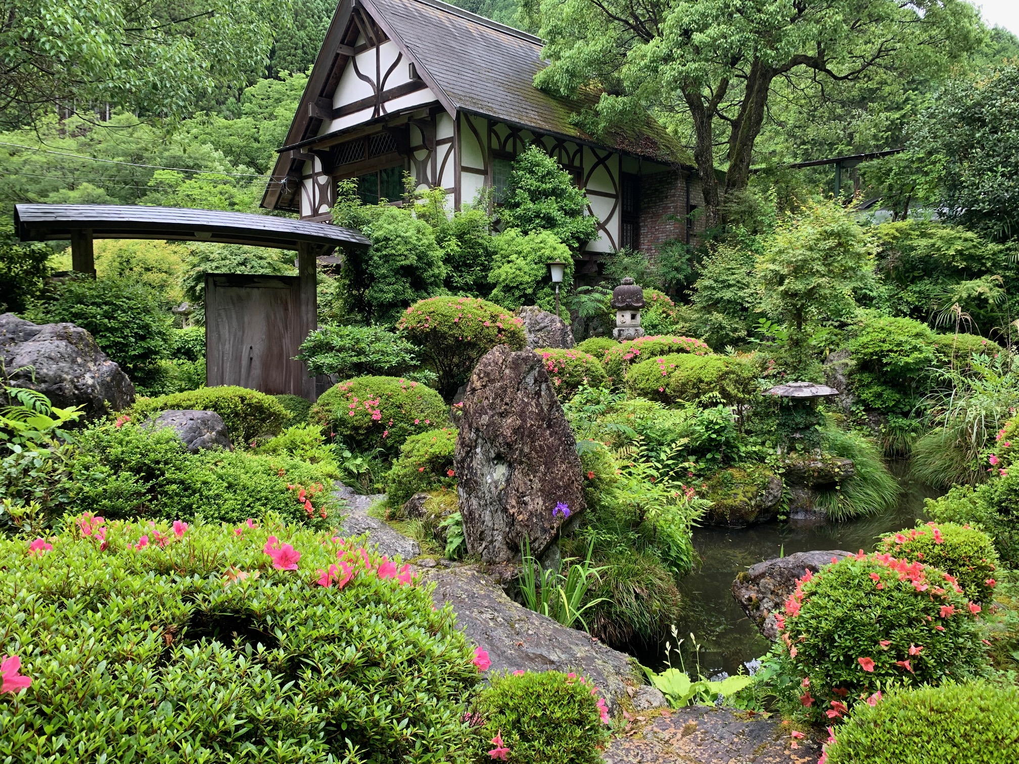 【庭園】スイス館とさつき