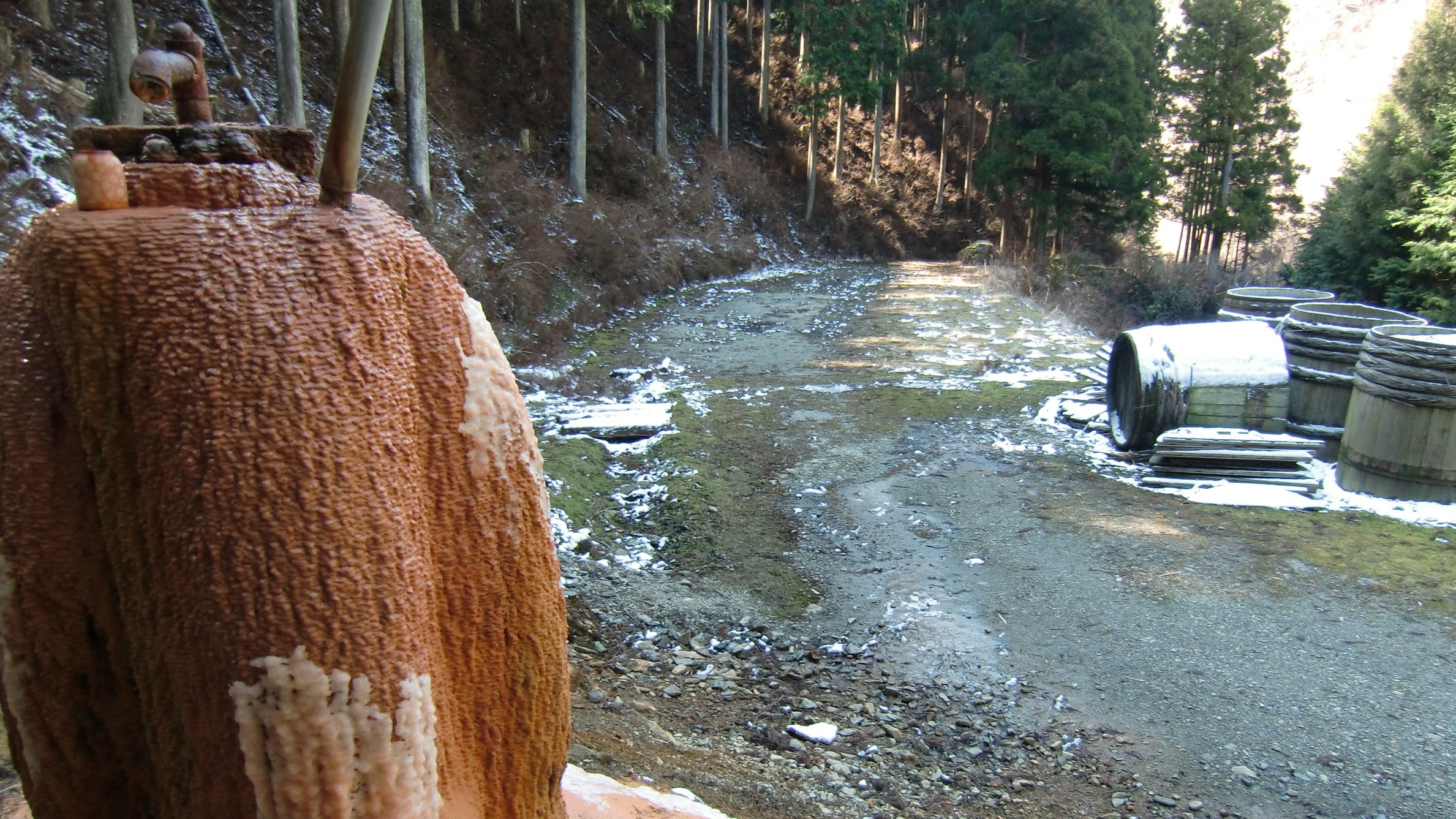 当館で使用されている「さくら咲く温泉」の源泉地