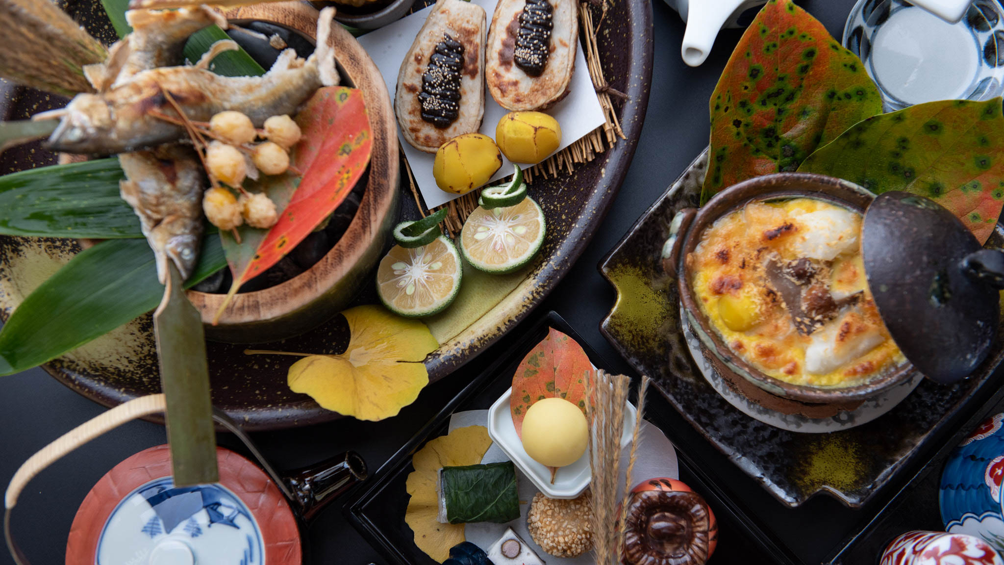 【盛り付け例】季節の会席料理