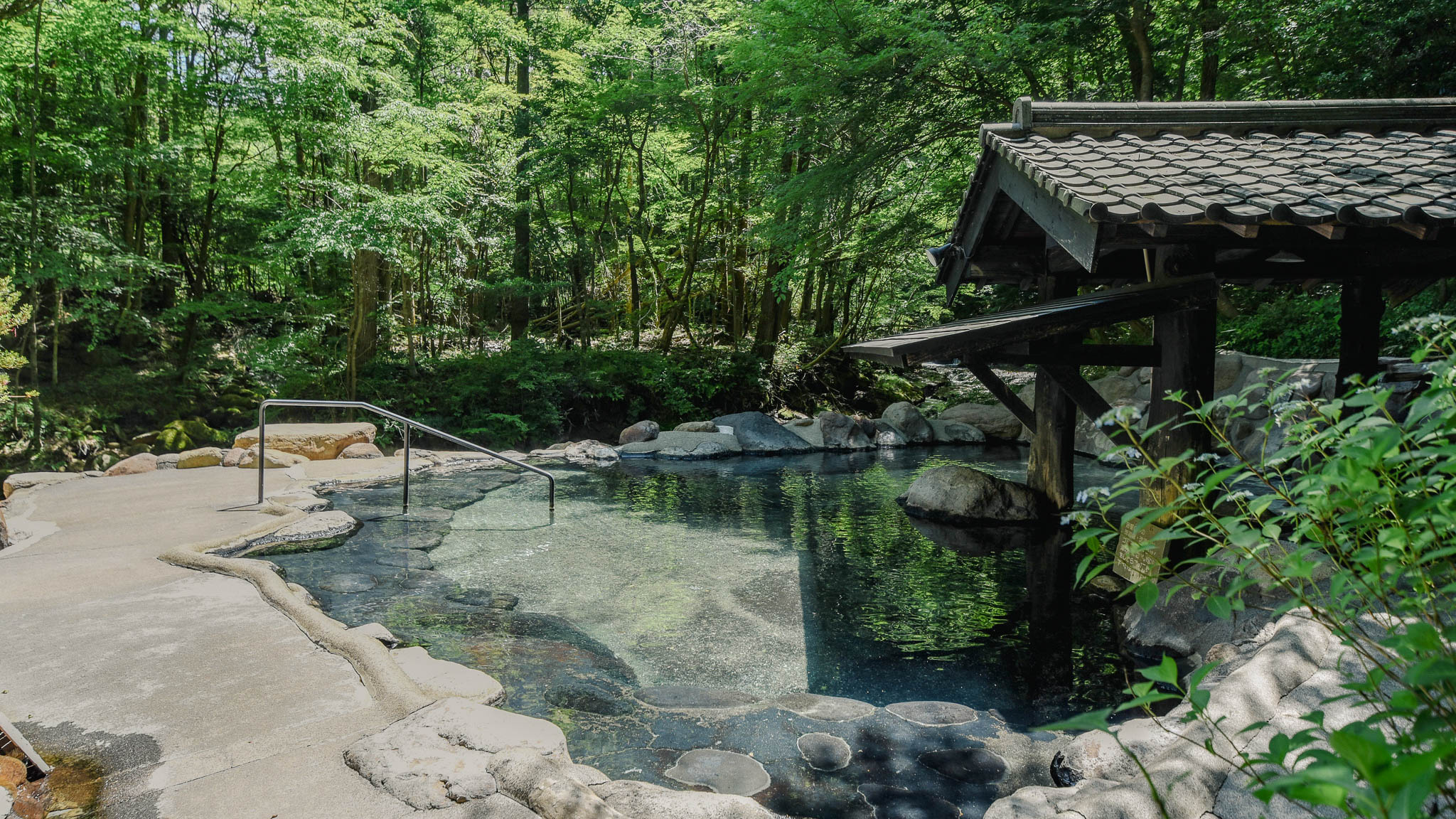 新緑｜森の湯（女性専用露天風呂）