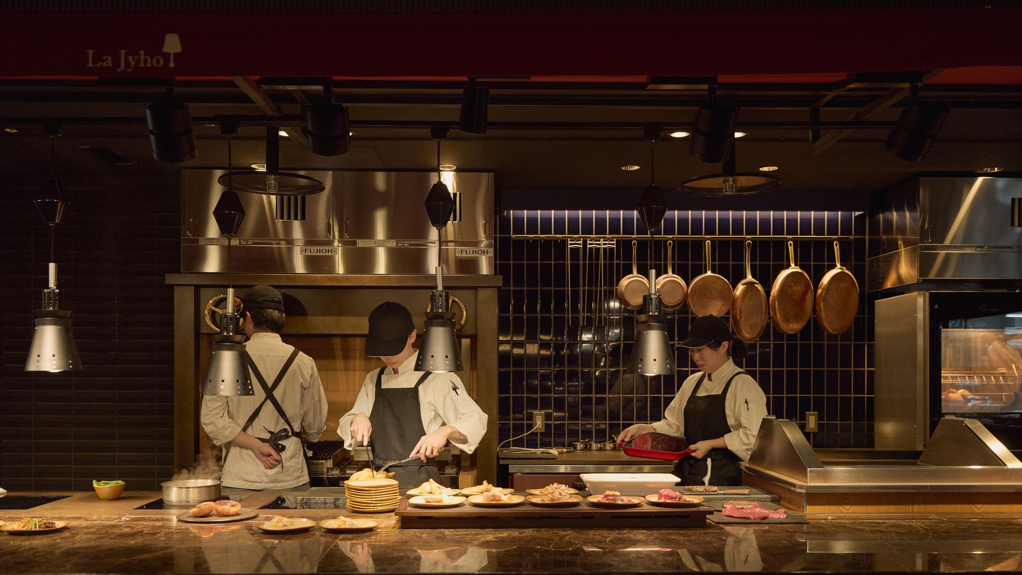 ラジョウ　オープンキッチン　イメージ