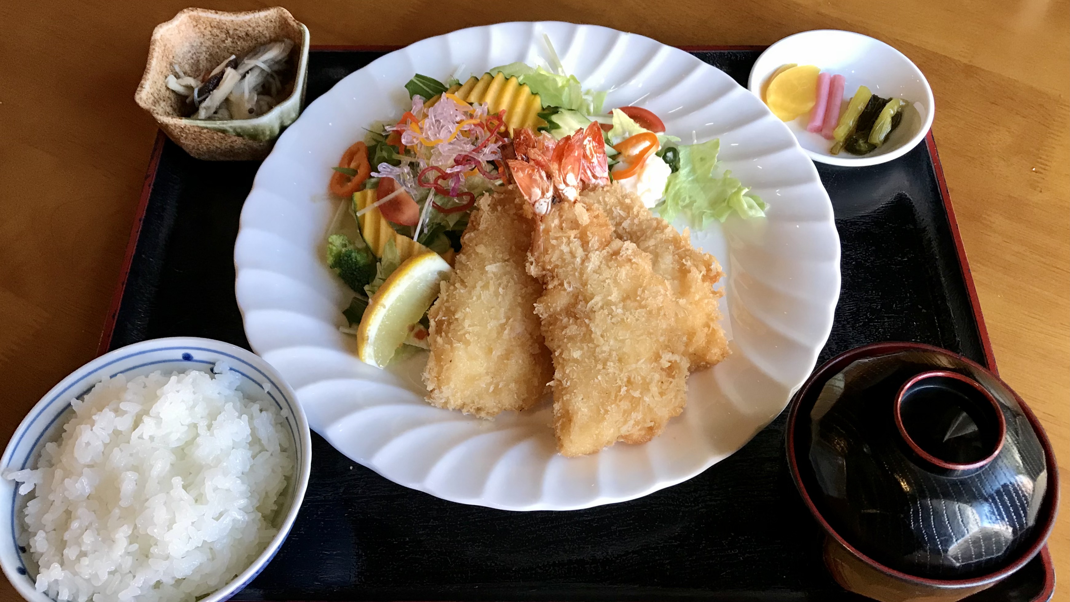 海老フライ定食