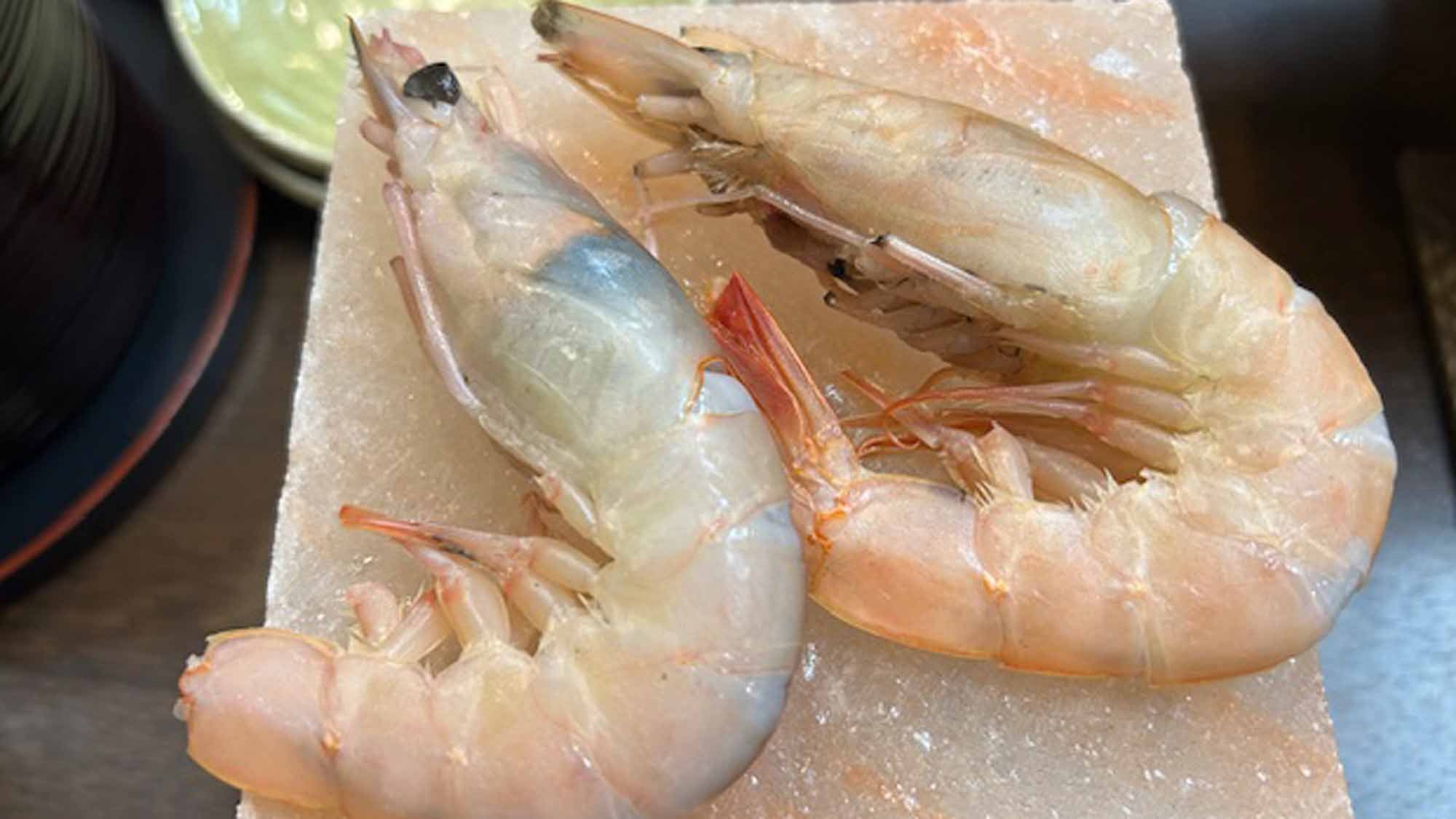【駿河湾の本エビ2本/金目鯛煮付け/地魚舟盛】期間限定/在庫限り！〔1泊2食付〕