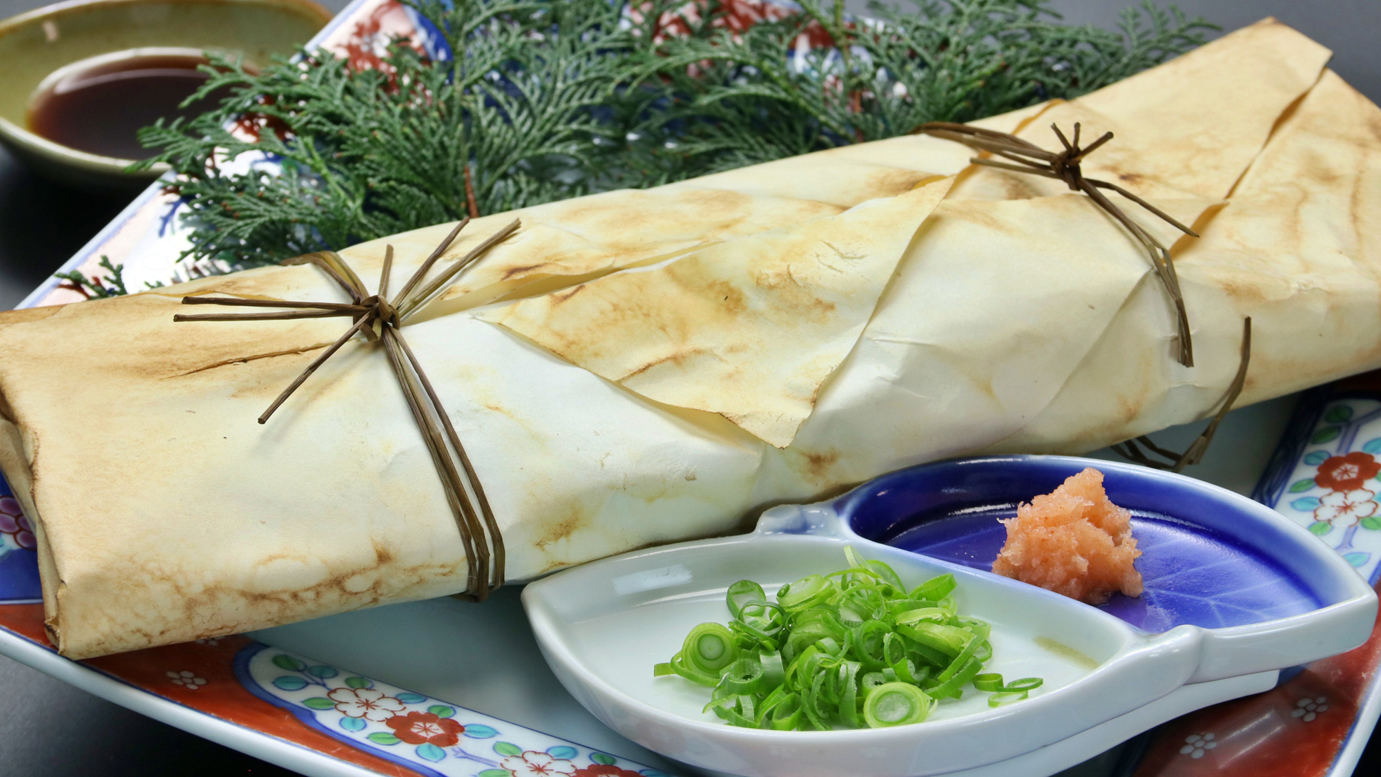 【料理】鯛の奉書焼き 