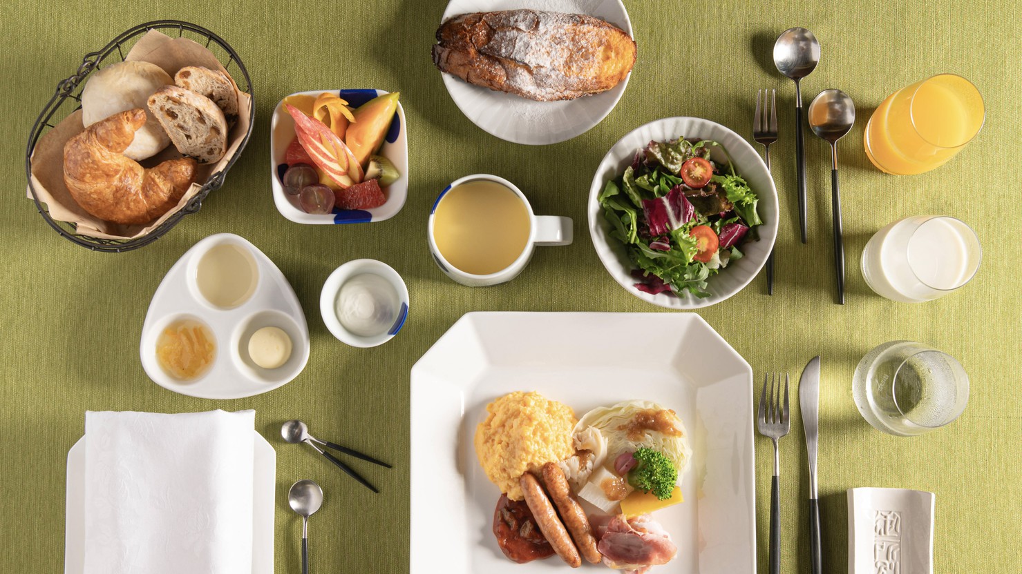 【朝食付】最終イン22時。夜は自由に、朝は野菜たっぷりの洋朝食を堪能