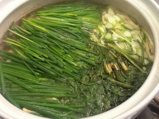 山菜イノシシ鍋