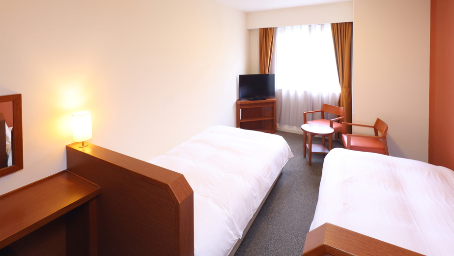 ◆ツインルーム(シャワーブース付)20.1平米～20.5平米(ベッド幅110cm×205cm×2台)