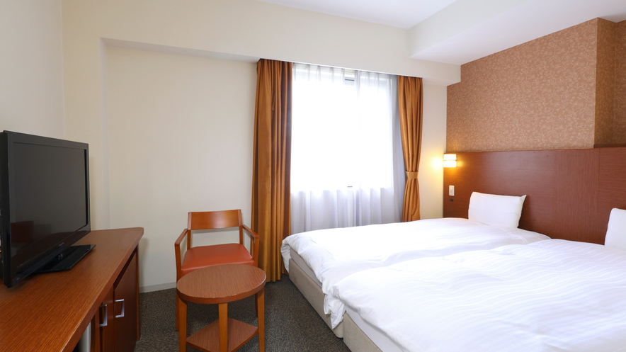 ◆ハリウッドツインルーム18.4平米(ベッドサイズ102cm×205cm×2)