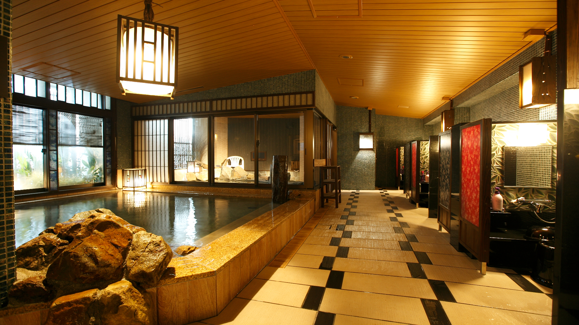 ◆【男性】内風呂（天然温泉：約40～41℃）