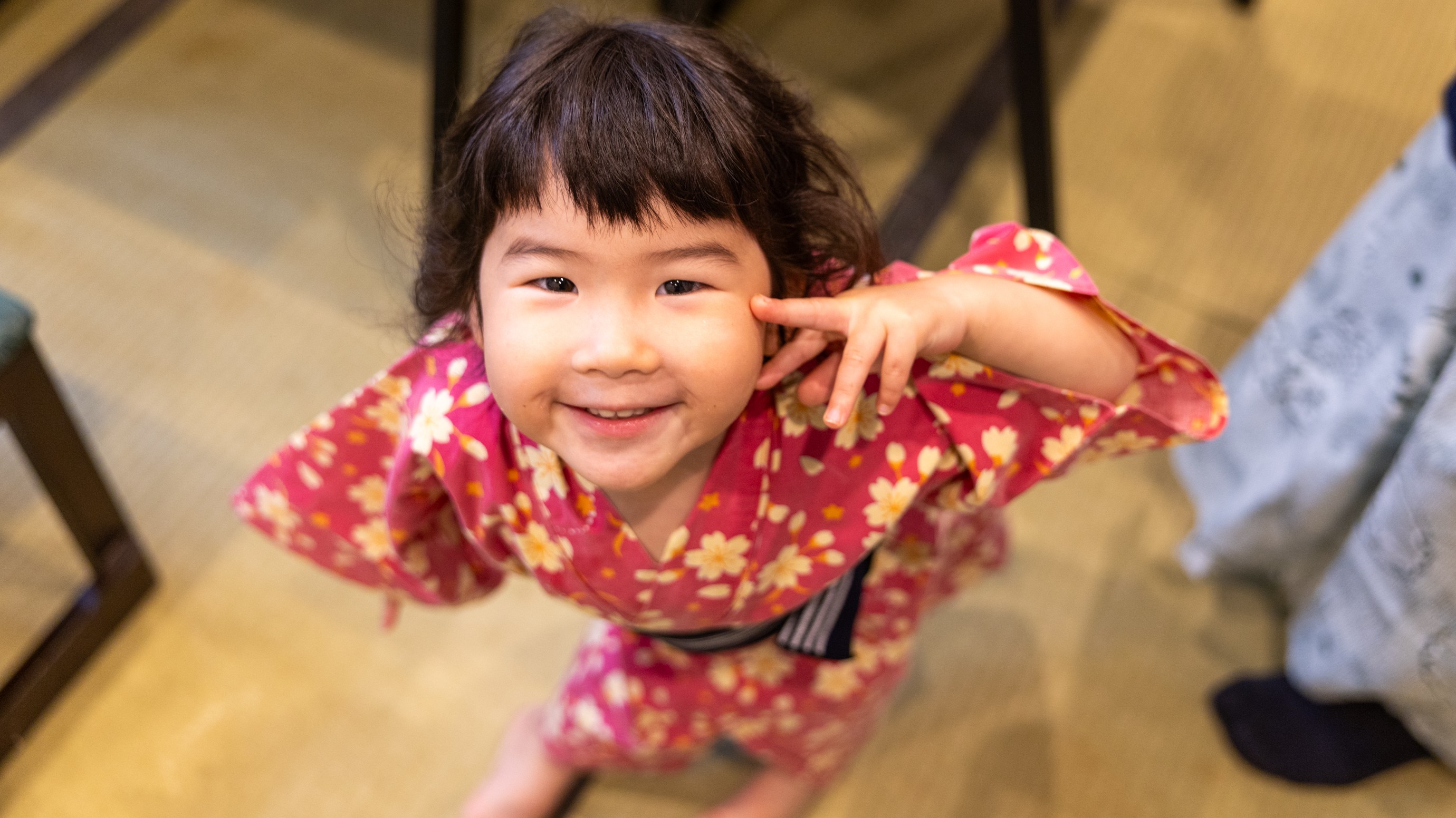 【客室アメニティ】お子様用にかわいい浴衣をご用意♪　※お子様の浴衣はフロント横の棚からどうぞ。