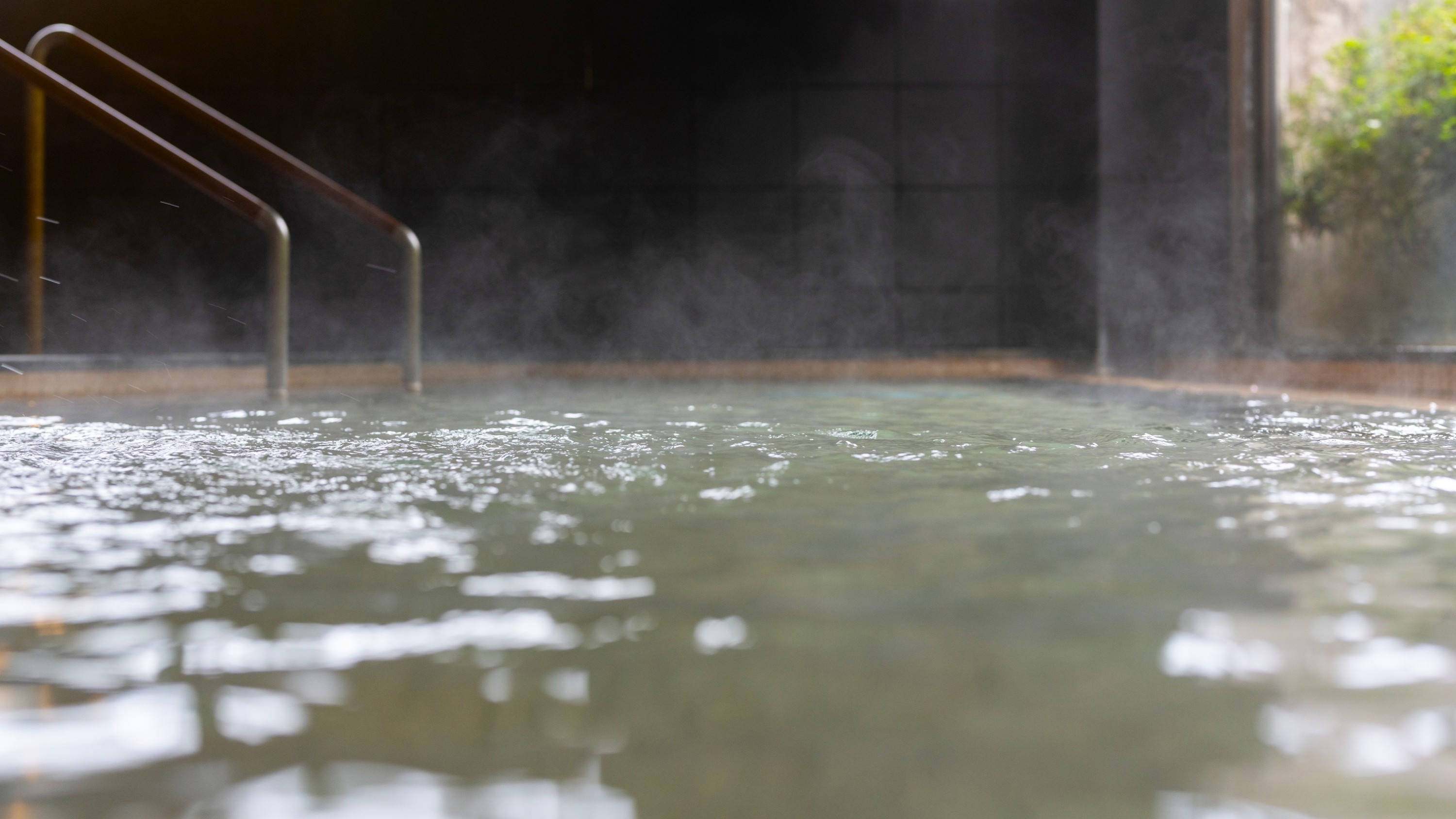 【大浴場】「殿の湯」内湯:　少し塩味のある柔らかな温泉