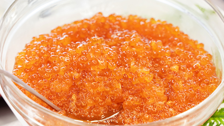 ＜朝食ビュッフェ‐メニュー例＞目玉はコレ！【いくらたっぷり食べ放題】のとびきり贅沢な朝