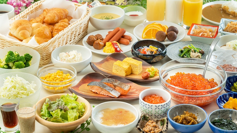 【1泊朝食】函館グルメを朝からたっぷり♪＜いくら食べ放題＞ほか、大満足のビュッフェ