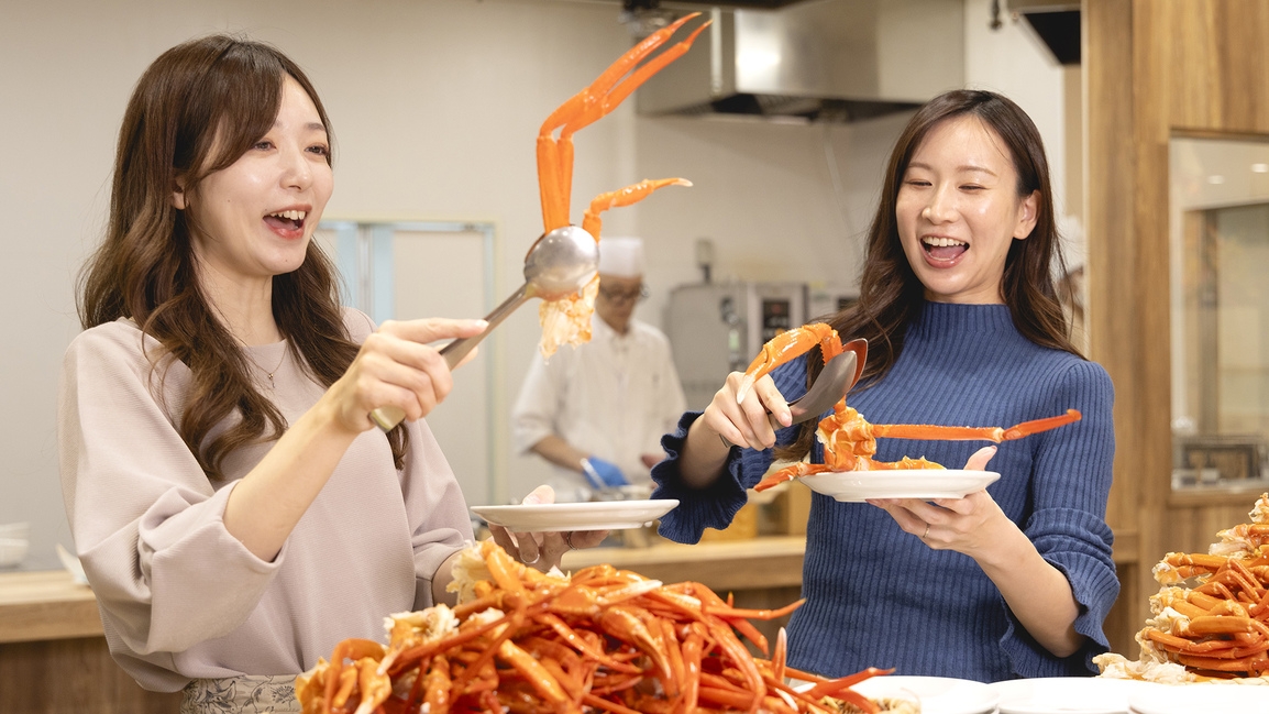 ★1泊夕食のみ★「カニも食べ放題」函館の幸をたっぷり楽しむ