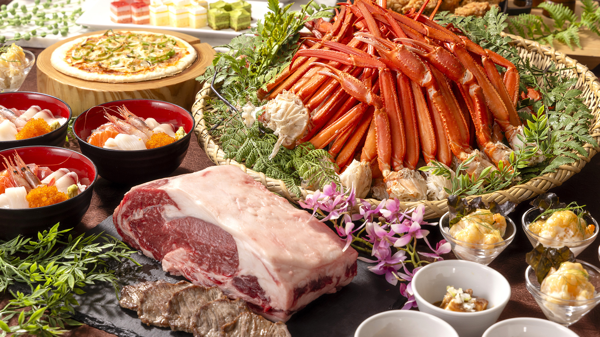 イマジン ホテル&リゾート函館の夕食ビュッフェ