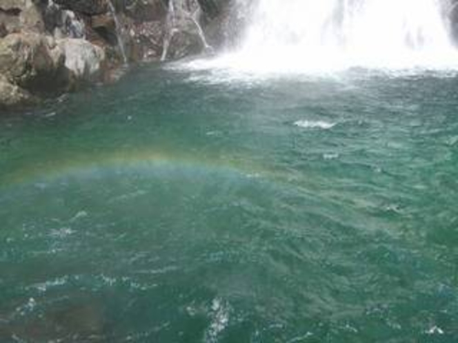 大川の滝（虹）