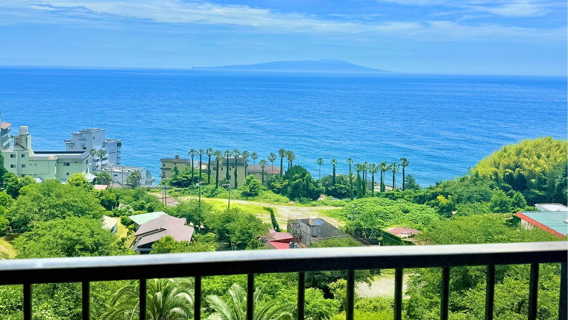 【室数限定】海側客室で大海原と伊豆大島を一望！1泊2食付きバイキングプラン