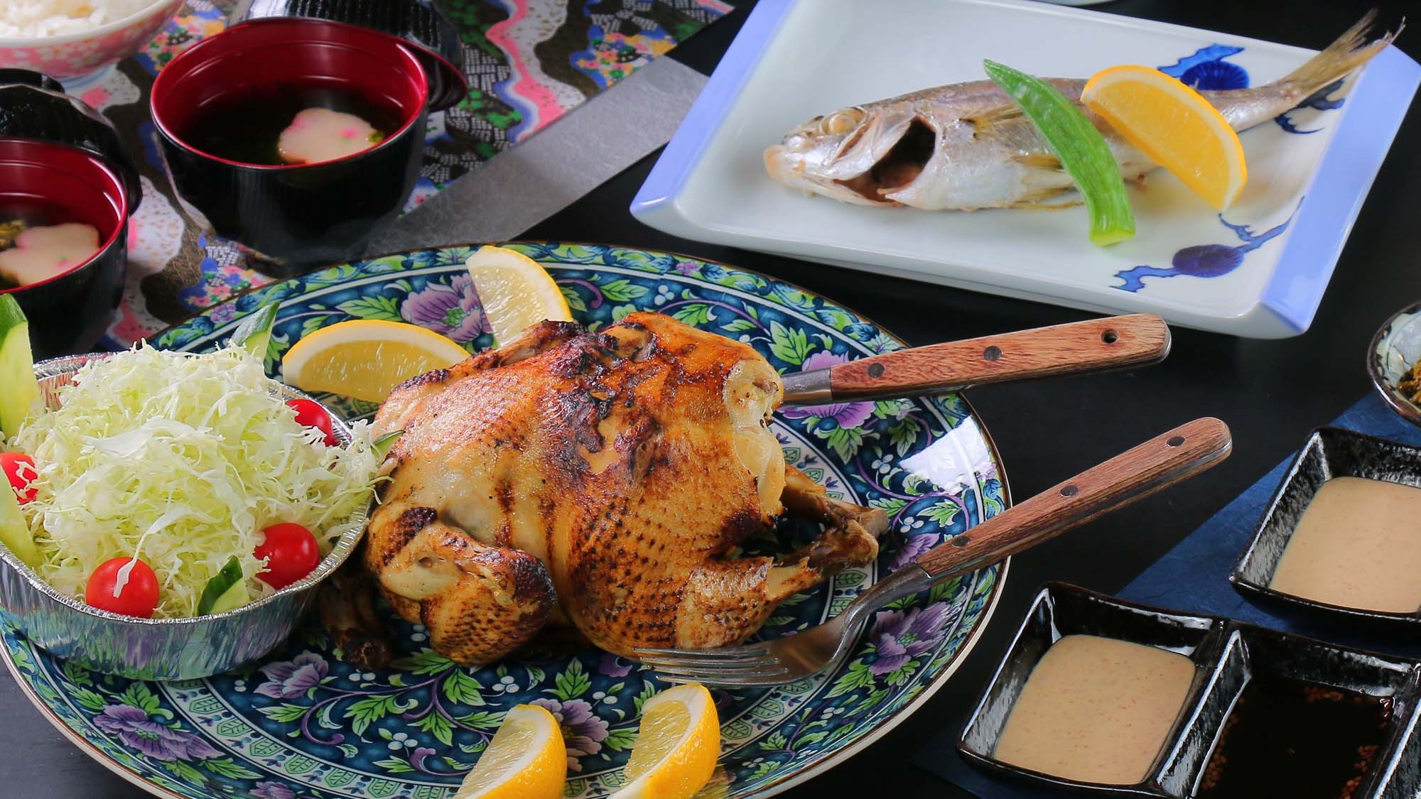 【シェアして食べる選べるメイン竹★１泊２食】ちょっぴり軽めの選べるメイン竹プラン