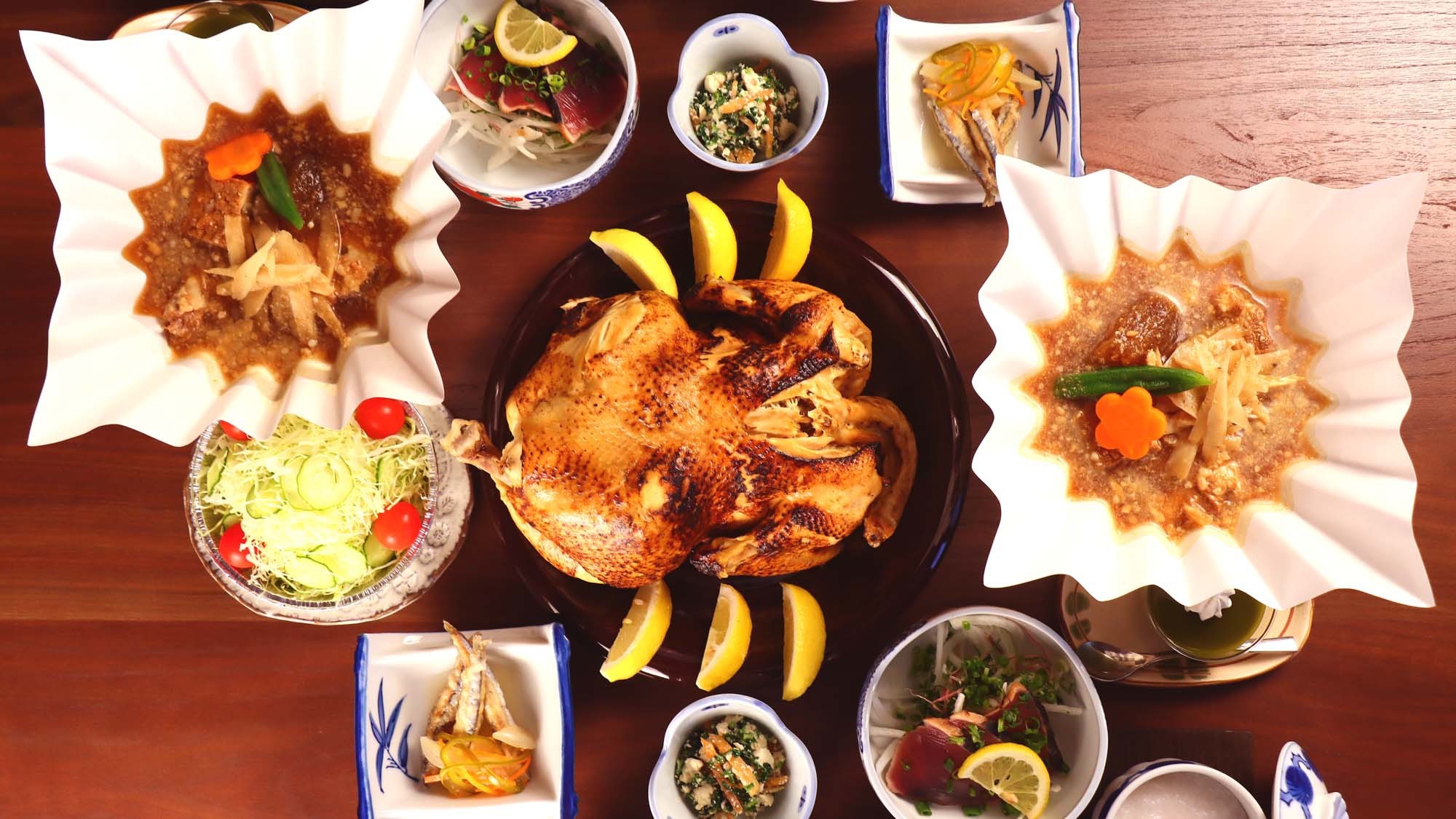 【選べるメイン★１泊２食】うなぎ湖畔名物☆選んで堪能！鶏と魚のスメ料理プラン♪