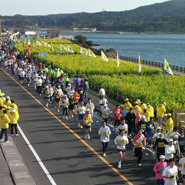 毎年1月に開催される名物いぶすき菜の花マラソン2