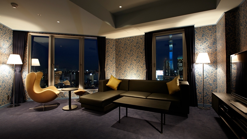 12階のスイート【ザ・ゲート】で、ちょっと贅沢なホテルステイ☆最上階の客室から浅草一望　朝食付