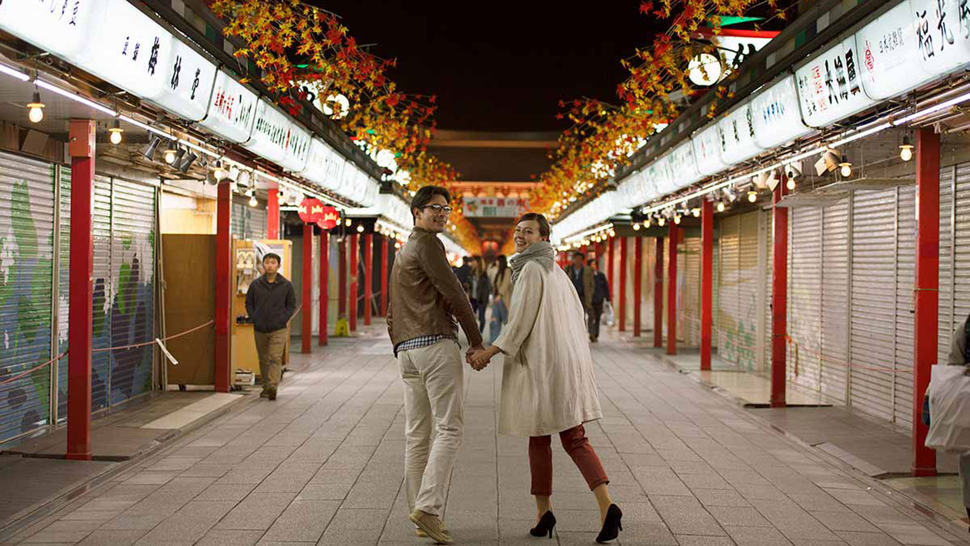 人気の観光スポット、「雷門」がすぐそばです。