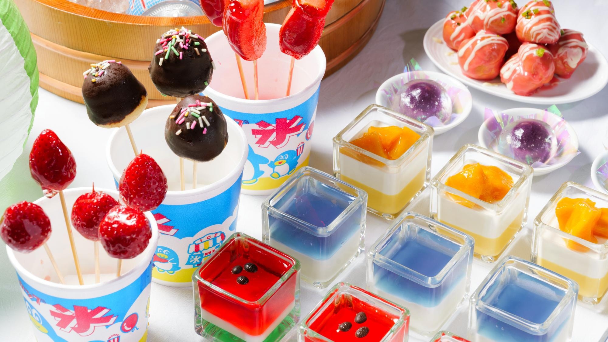 【夏祭りランチブッフェ付き 】夏祭りさながらの遊び心あふれるお料理を満喫！（１泊２食）
