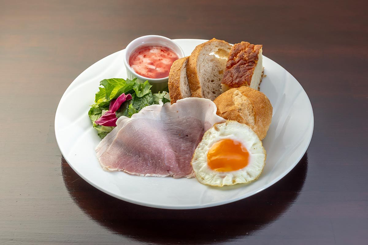 ダニエルズアルバ　朝食の一例