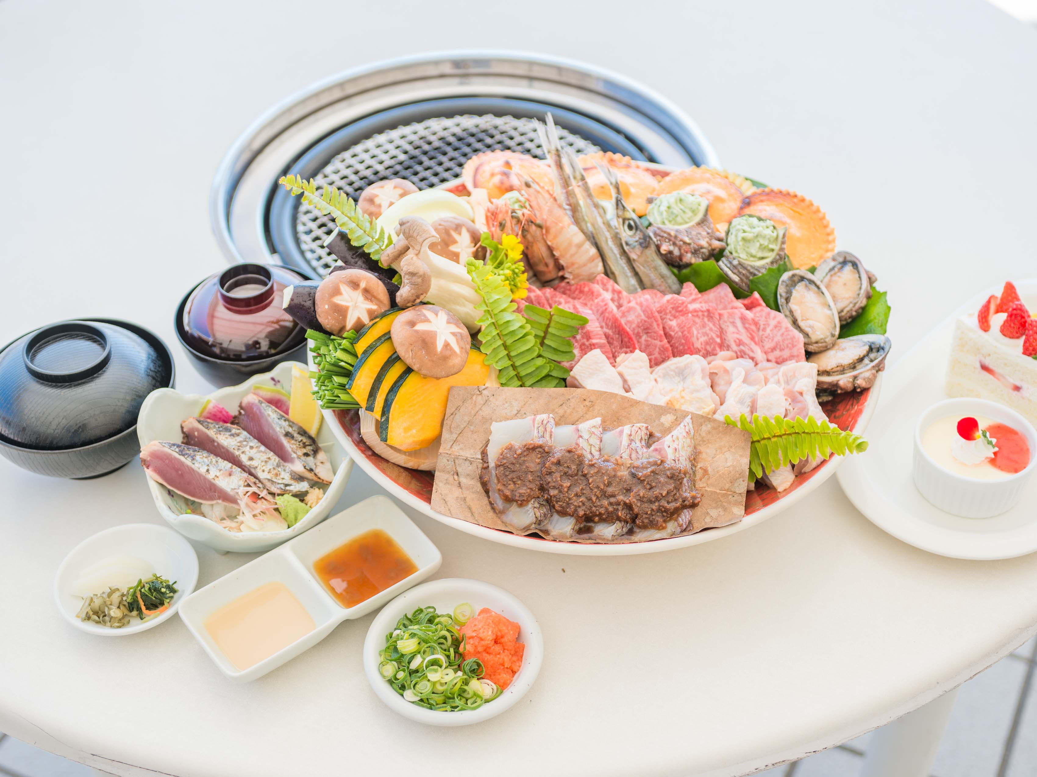 さき楽60【当リゾート名物☆海鮮BBQプラン】太平洋を眺め気分爽快！藁焼きカツオたたき付！（2食付）