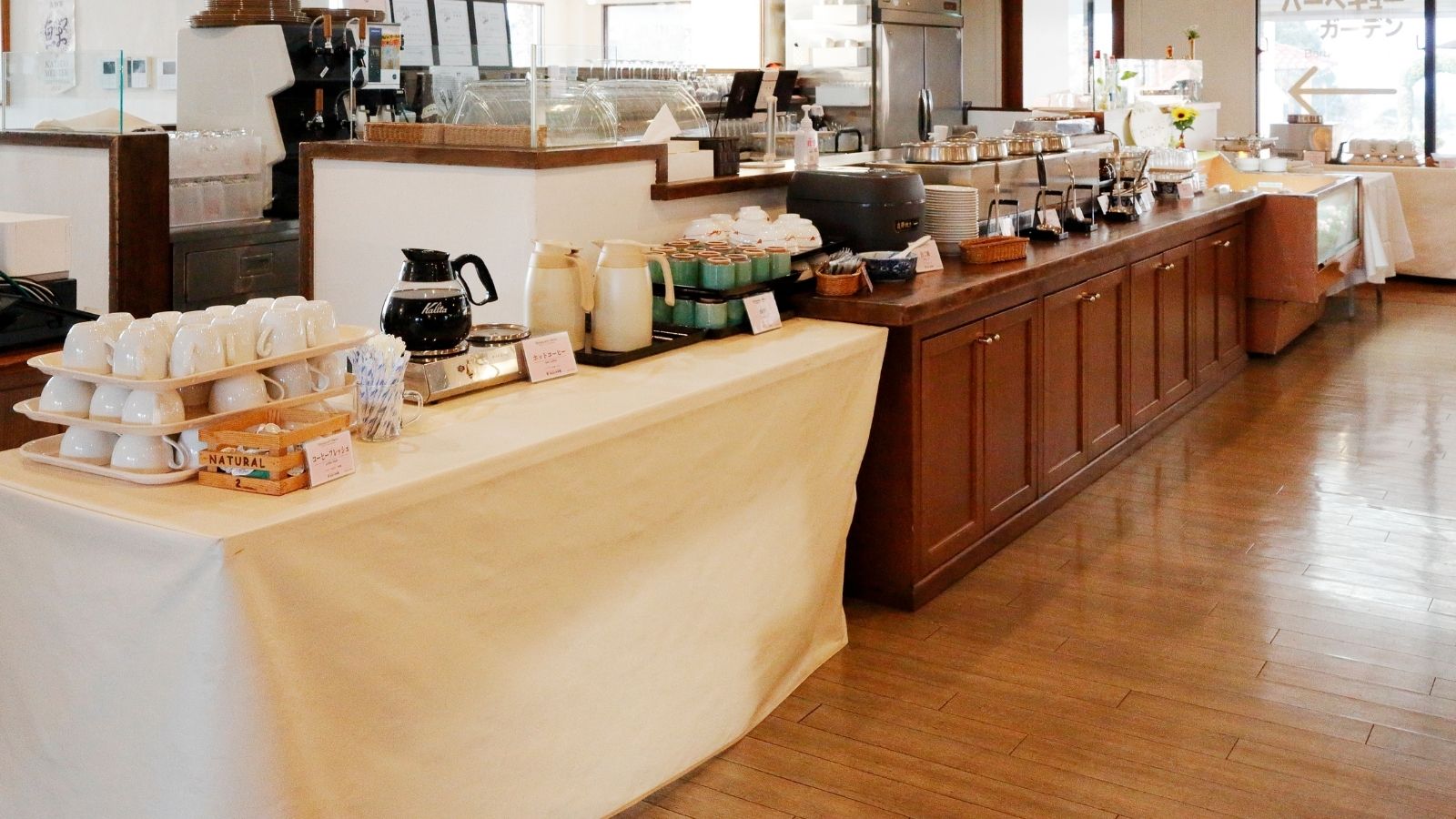 【朝食】セルフコーナーカウンター