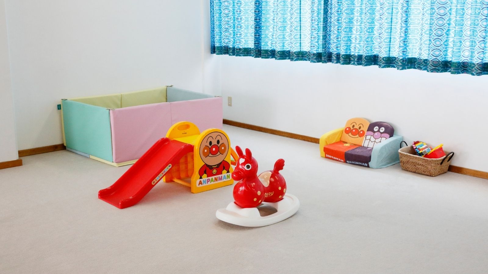 【休憩所（クアハウス内）】子供用のレクリエーションコーナー