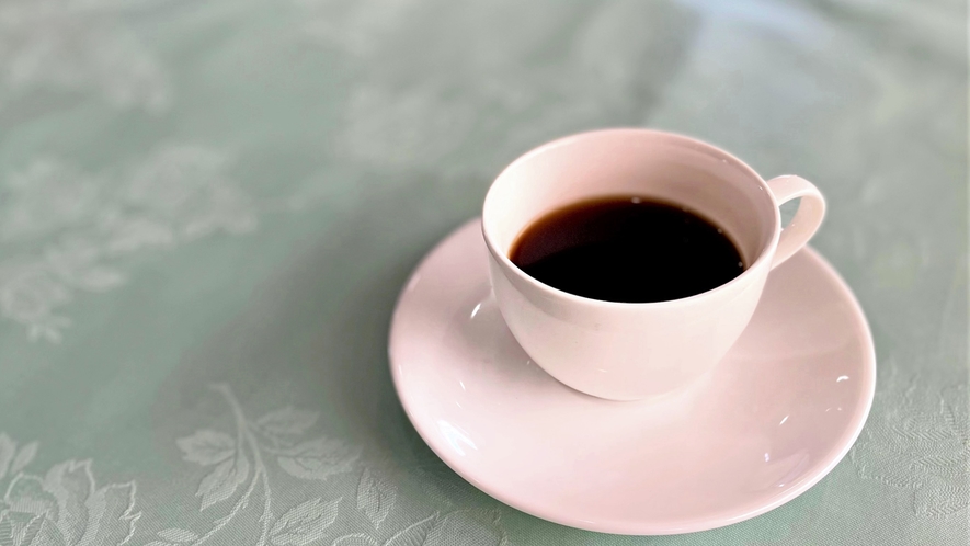 【朝食】食後のコーヒー