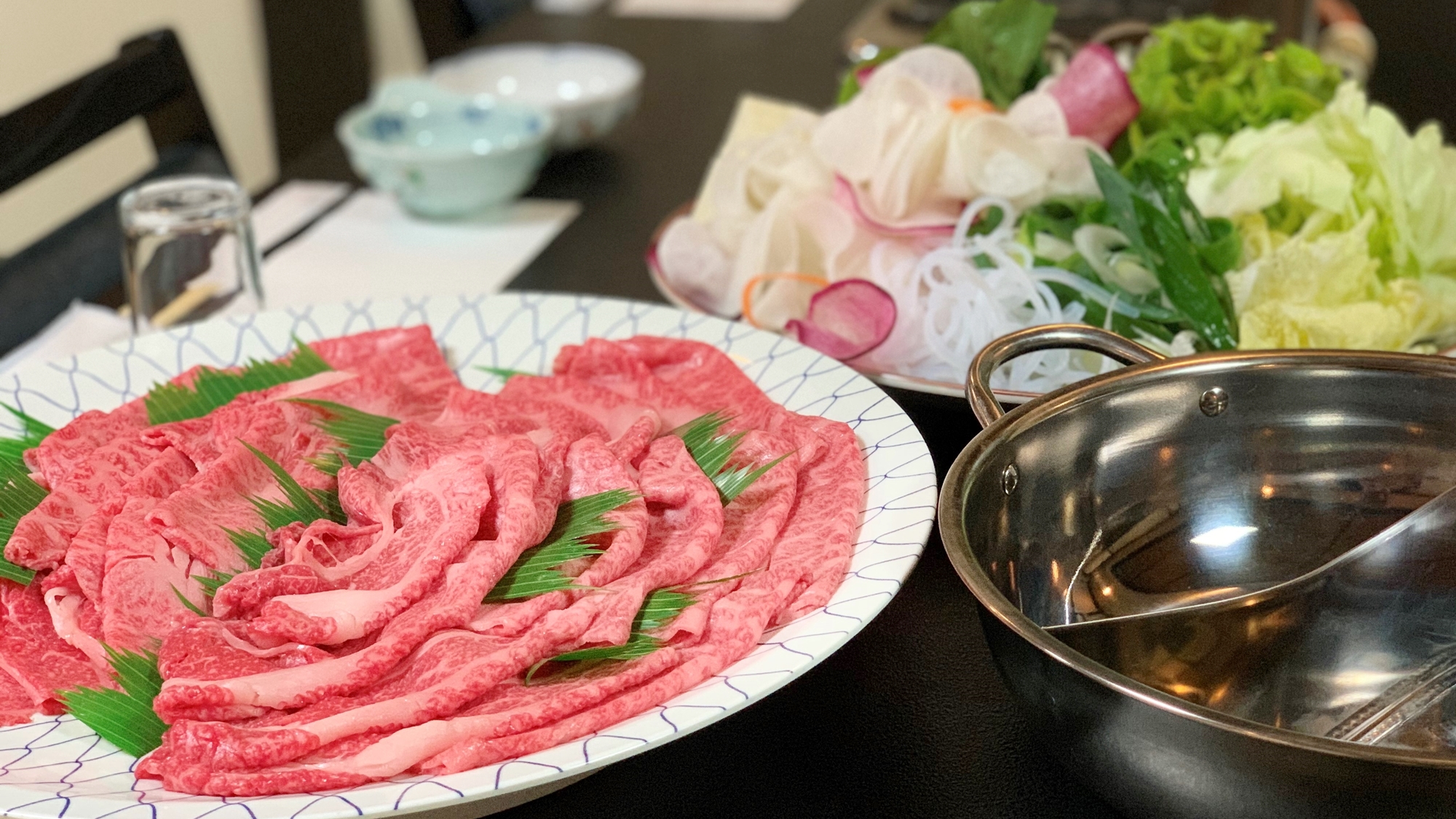 *但馬牛をしゃぶしゃぶでさっぱり＆すき焼きで豪華に！