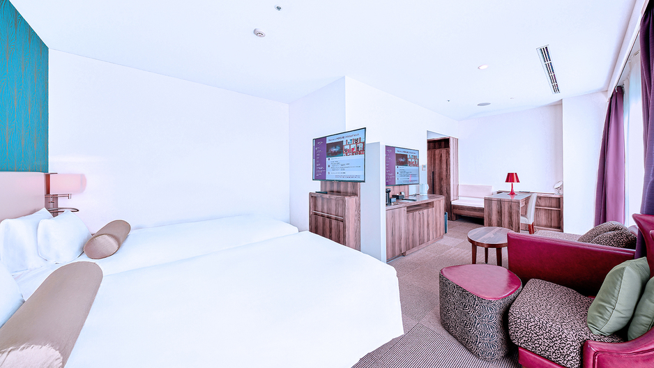 プリビレッジツイン 【32平米】シングルベッド2台