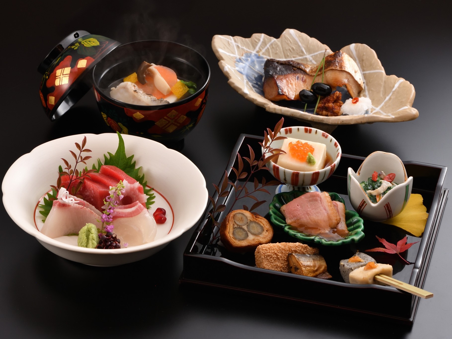 【料理長特選会席】上質な旬の食材を五感で楽しむ京の恵み季節の逸品、堪能。　