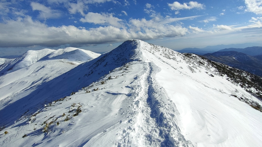 *平標山/バックカントリーに人気の平標山の登山口まで徒歩3分！手つかずの雪山の大自然は感動的！