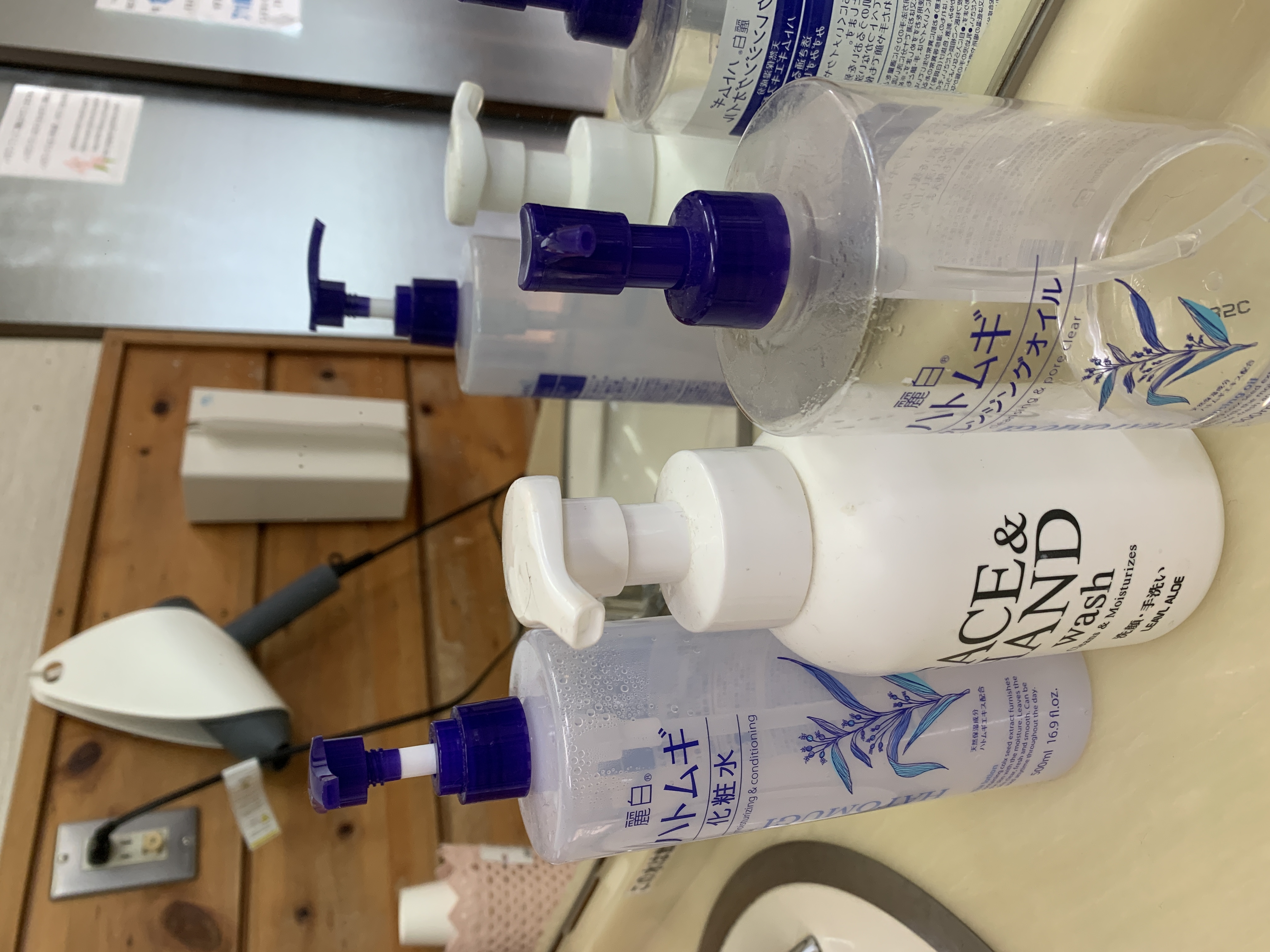 温泉脱衣所（女性）アメニティ