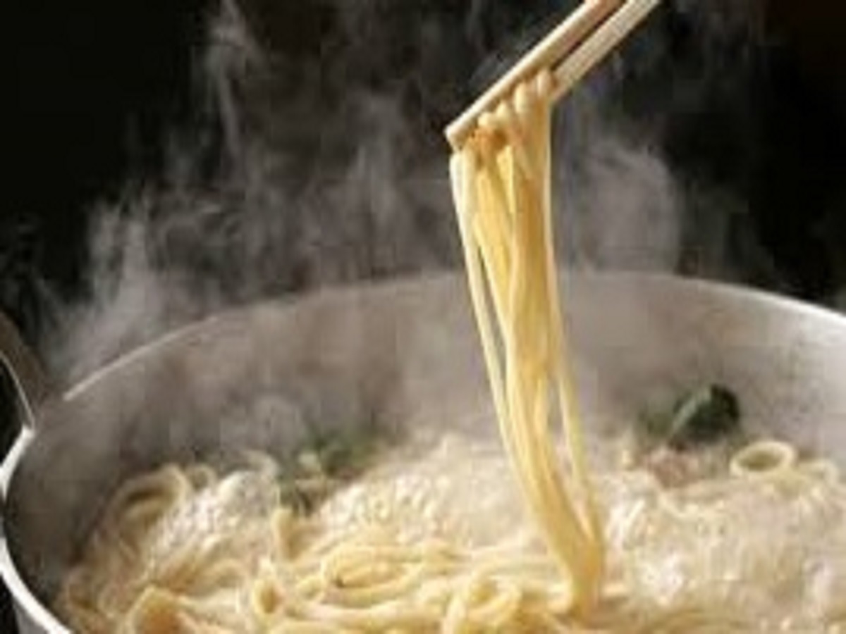 鍋料理の〆のうどん！