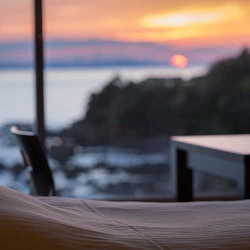 [View from the room] The view overlooking the East China Sea and the sunset are spectacular ♪