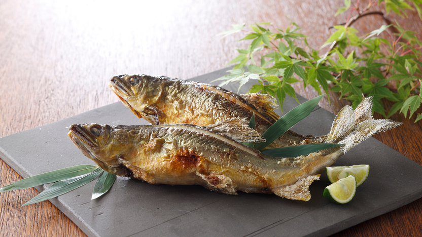 【7月・8月限定】夏の逸品 — 香魚「鮎の塩焼き」と旬を味わう特別懐石／客室露天風呂を愉しむ