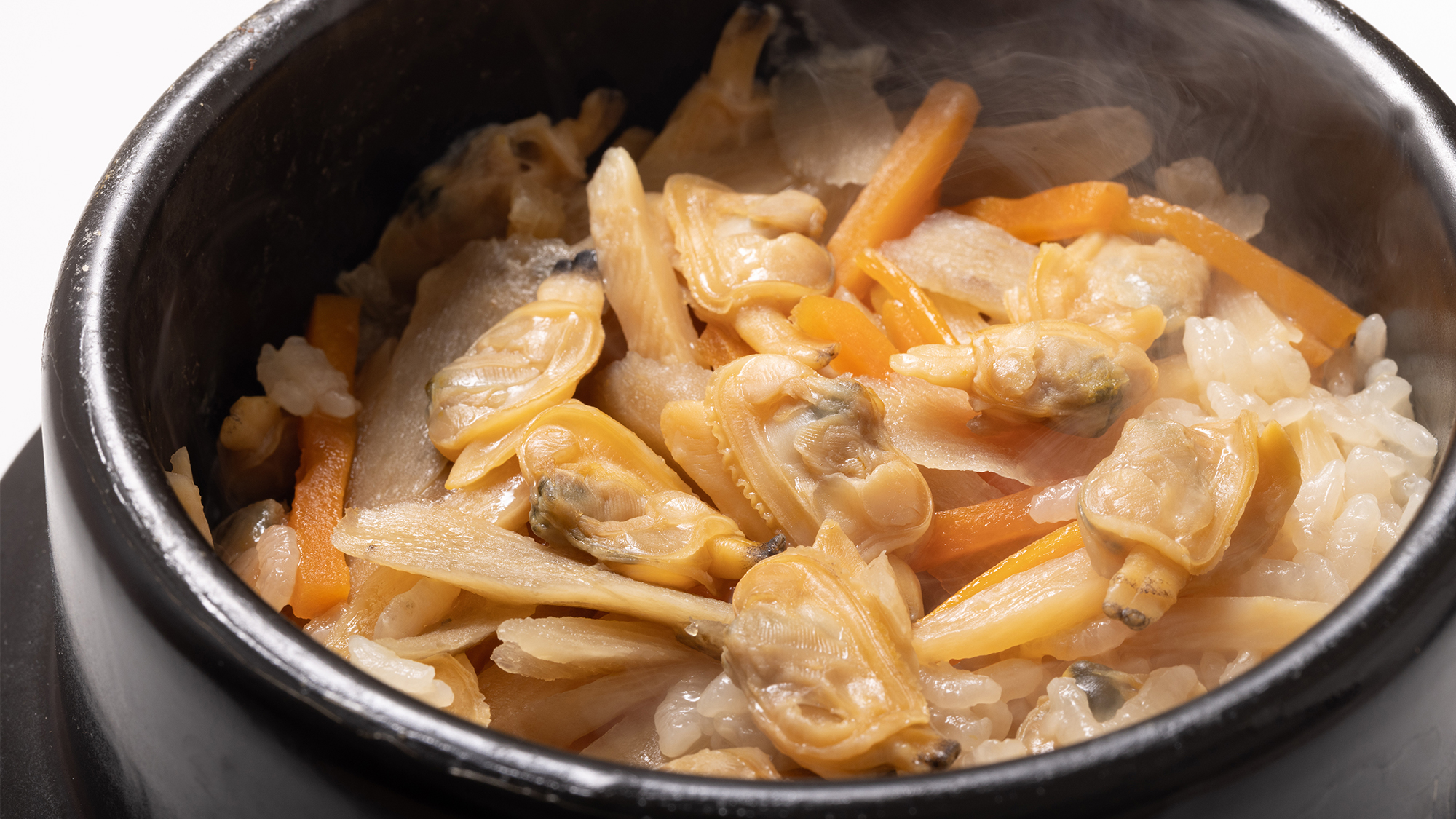 【浅利の釜飯】浅利の旨みが染み渡ったふっくらご飯（イメージ）