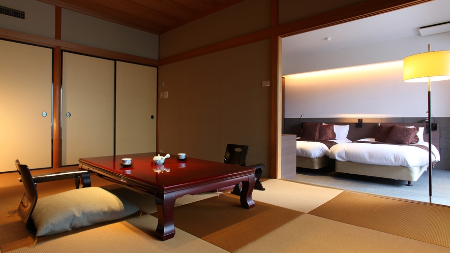 【ざぜんそう】63.75平米のゆとりある和室とベッドルームで寛ぎの＜箱根の休日＞を。