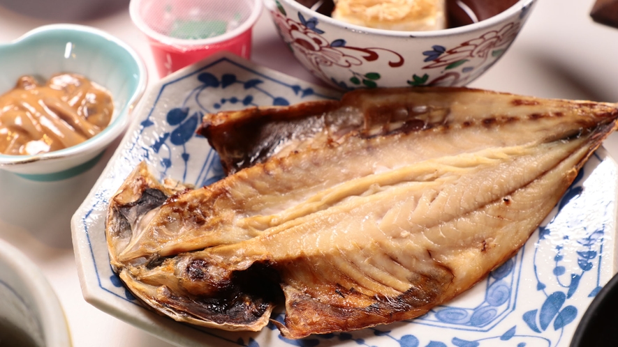 朝食◆海の町らしい朝食です