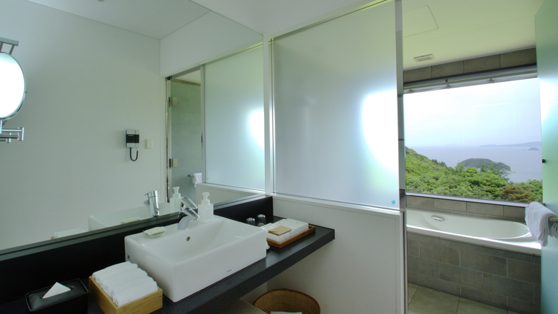 スイートルーム　洗面・浴室