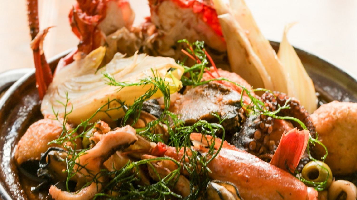 伊勢海老を使用したカチュッコ