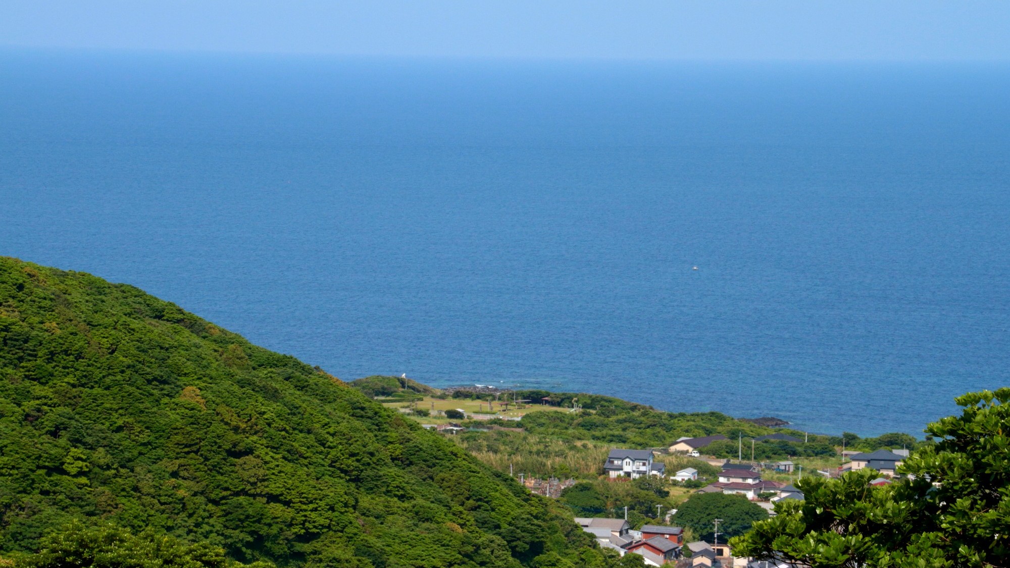五島の海を一望