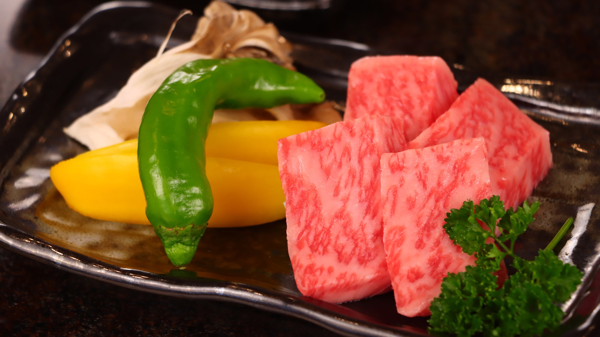 【おおいたパワーチャージ】【ブランド食材】絶品！豊後牛の花崗岩焼き＆田舎会席