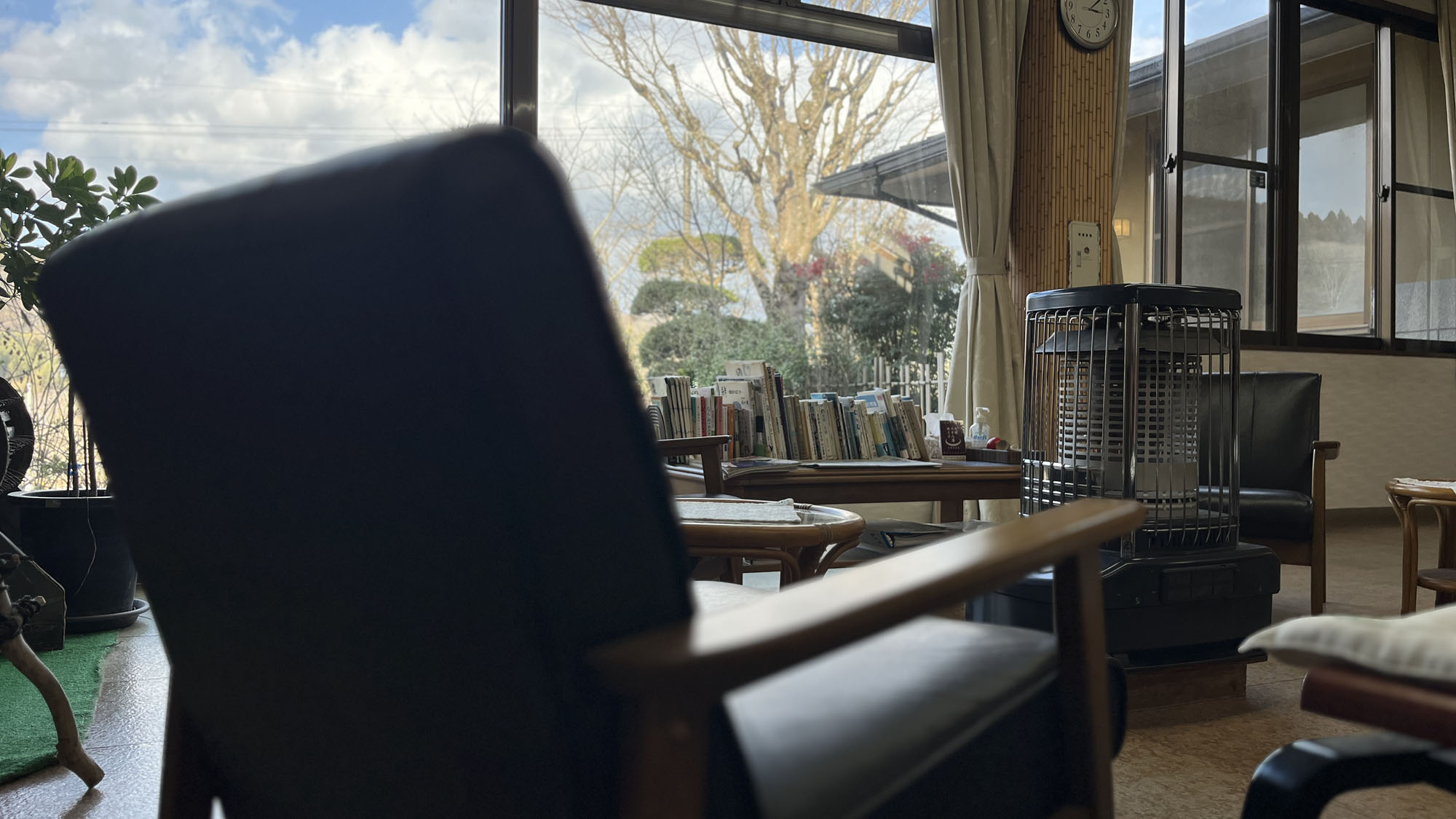 長湯の田舎の景色をぼーっと眺める穏やかな時間・・・