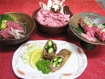 Custard Beef Kaiseki Course